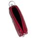 Ключниця на блискавці з натуральної шкіри Karya 436-019 темно-червона