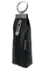 Ключниця на блискавці Karya з кільцем для ключів KR446-45 чорна