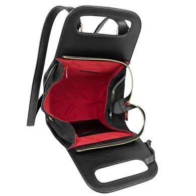 Женский рюкзак Karya из натуральной зернистой кожи KR2608-45 черный