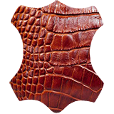 61 - рыже-коричневая с тиснением под кожу крокодила