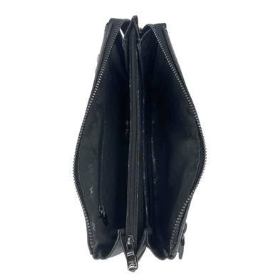 Барсетка/клатч мужская 45 - черная зернистая из коллекции .