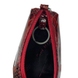 Шкіряна ключниця на блискавці з кільцем для ключів Karya 436-516-2 червона з чорним