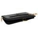 Ключница 073 - черная лаковая с тиснением под кожу рептилии из коллекции .