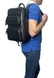 Мужской рюкзак из натуральной кожи Karya 6013-45 черный