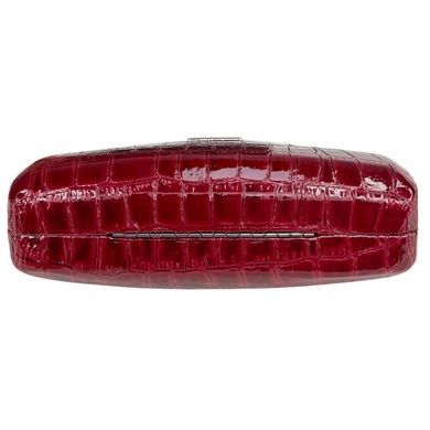 Футляр для окулярів Karya KR3005-08 лакована шкіра бордового кольору