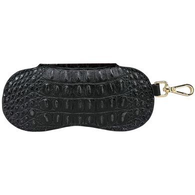 Футляр для очков Karya из натуральной тисненой кожи KR3006-630 черный