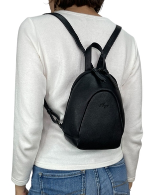 Жіночий рюкзак на блискавці Karya з натуральної шкіри KR6018-45 чорний