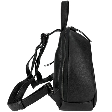 Женский рюкзак на молнии Karya из натуральной кожи KR6018-45 черный