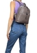Жіночий рюкзак на блискавці Karya з натуральної шкіри 6008-51 таупе