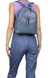 Жіночий рюкзак на блискавці Karya з натуральної шкіри 6008-093 джинсовий