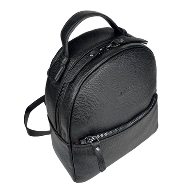 Женский рюкзак на молнии Karya из натуральной кожи 6020-45 черный