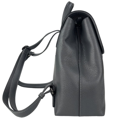 Женский рюкзак под клапаном Karya из натуральной кожи KR6022-081 серый