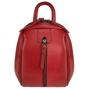 Жіночий рюкзак на блискавці Karya з натуральної шкіри KR6023-46 червоний