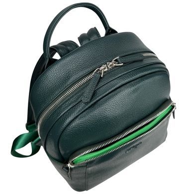 Женский рюкзак Karya из зернистой кожи KR6008-030 темно-зеленый