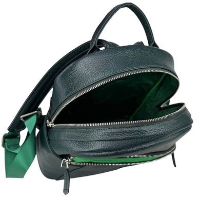 Женский рюкзак Karya из зернистой кожи KR6008-030 темно-зеленый