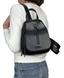 Женский рюкзак под клапаном Karya из натуральной кожи KR6025-45 черный