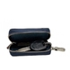 Ключниця для автоключа з натуральної шкіри Karya 396-44 темно-синього кольору