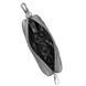 Ключниця Karya з кільцем для ключів KR436-636 з тисненої шкіри сірий металік