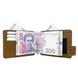 Чоловіче портмоне Karya з затискачем для грошей з натуральної шкіри 0044-61 руде