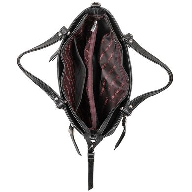 Женская сумка 45 - черная зернистая из коллекции .