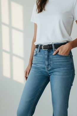 Ремінь жіночий Karya. Артикул: KR7445-black. Ціна 880 грн
